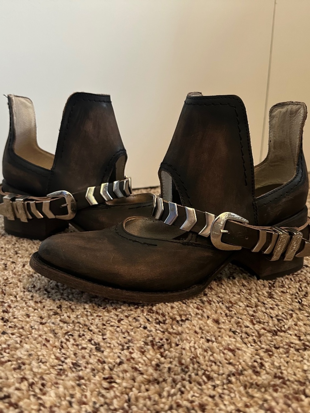 Blade Freebird Boots, Size 7, Brown/Black